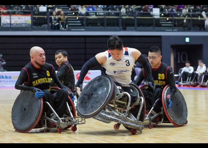 第 26 回 車いすラグビー日本 選手権大会　　　　写真／阿部 謙一郎