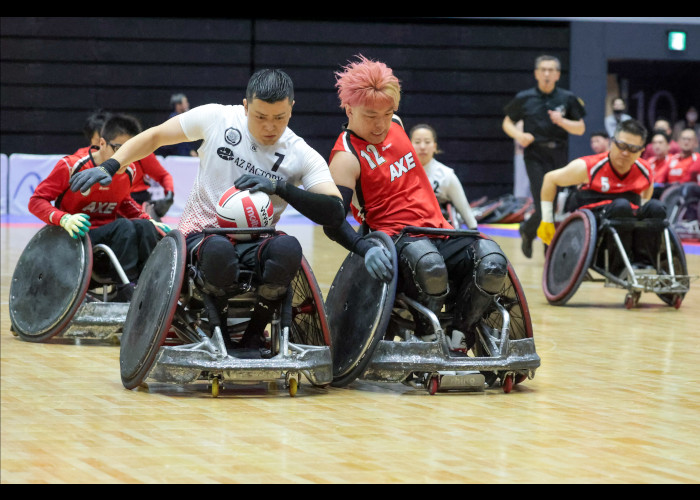 第 26 回 車いすラグビー日本 選手権大会　　　　写真／阿部 謙一郎