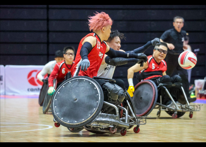 第 26 回 車いすラグビー日本 選手権大会　　　　写真／阿部 謙一郎