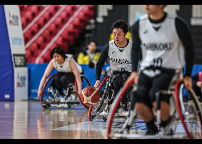 天皇杯 第50回記念日本車いすバスケットボール選手権大会　　　　写真／竹見脩吾