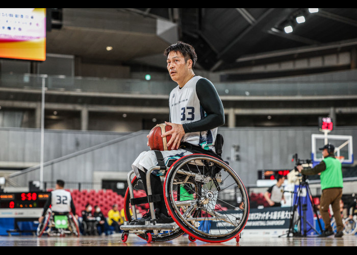 天皇杯 第50回記念日本車いすバスケットボール選手権大会　　　　写真／竹見脩吾