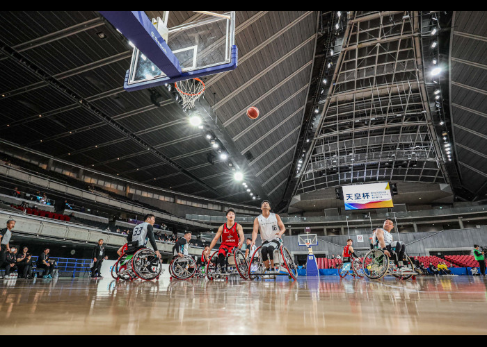 天皇杯 第50回記念日本車いすバスケットボール選手権大会　　　　写真／竹見脩吾