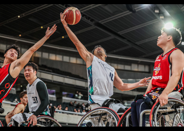 天皇杯 第50回記念日本車いすバスケットボール選手権大会　　　　写真／竹見脩吾