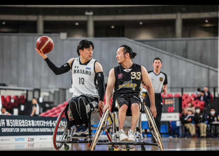 天皇杯 第50回記念日本車いすバスケットボール選手権大会　　　　写真／竹見脩吾