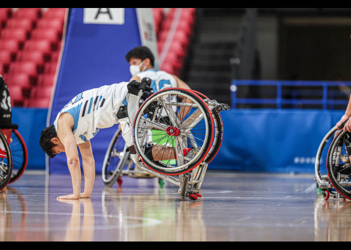 天皇杯 第50回記念日本車いすバスケットボール選手権大会　　　　写真／竹見脩吾