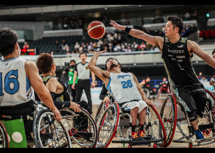 天皇杯 第50回記念日本車いすバスケットボール選手権大会　　　　写真／竹見脩吾