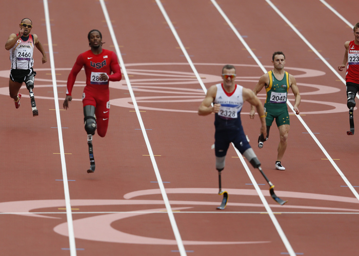 ロンドンパラリンピック　陸上競技　　　　写真／竹見脩吾